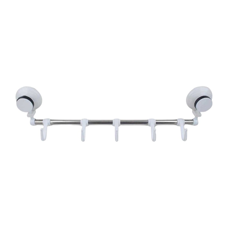 Κρεμάστρα πετσέτας μπάνιου ράγα με βεντούζες - 33.5cm - 03438