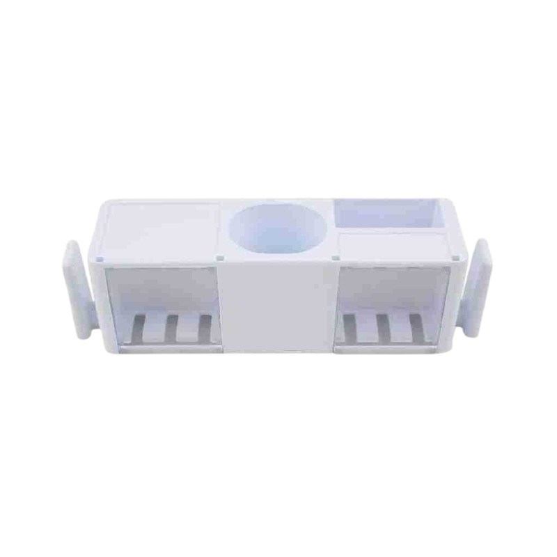 Επιτοίχια θήκη μπάνιου για οδοντόβουρτσες - 03457