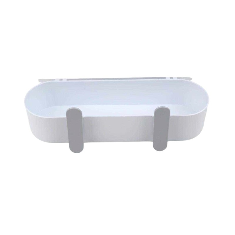 Επιτοίχιο ράφι μπάνιου με βεντούζες - 03466