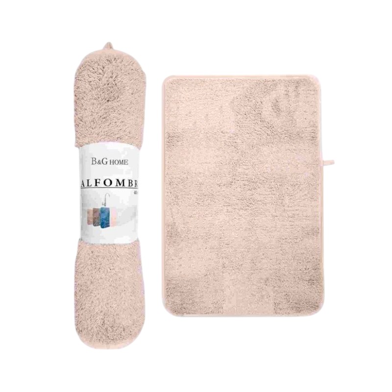 Πατάκι μπάνιου - M0839 - 40x60cm - Beige - 20960