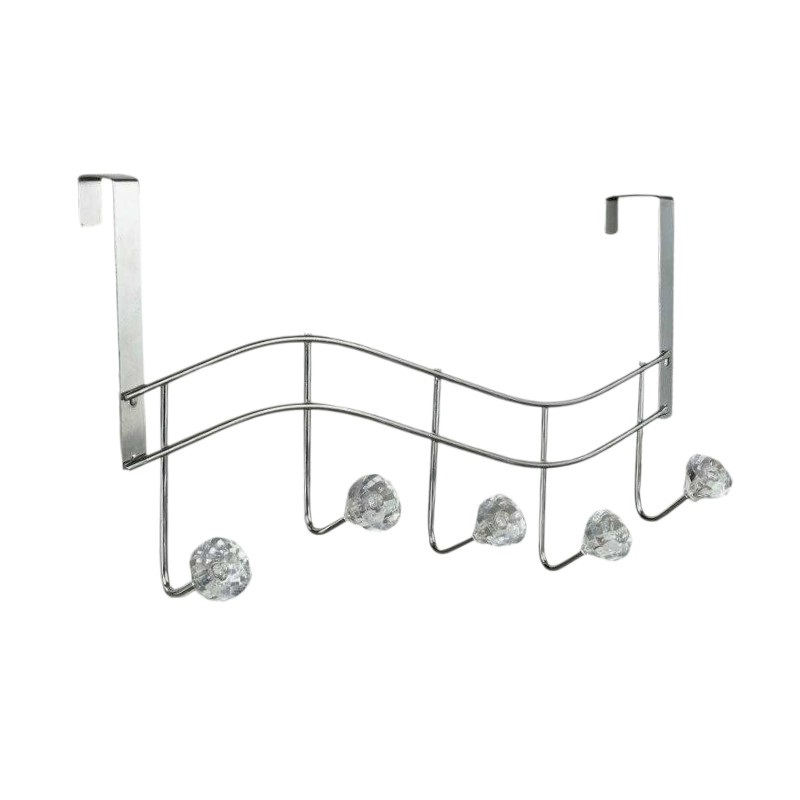 Μεταλλική κρεμάστρα πόρτας 5 θέσεων - 57910