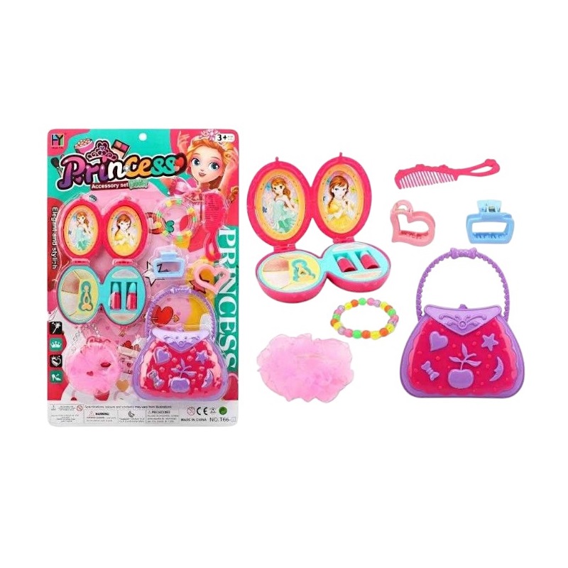 Παιδικό σετ ομορφιάς με τσαντάκι - T66-6 - 215164 Παιδικό σετ ομορφιάς με τσαντάκι - T66-6 - 215164