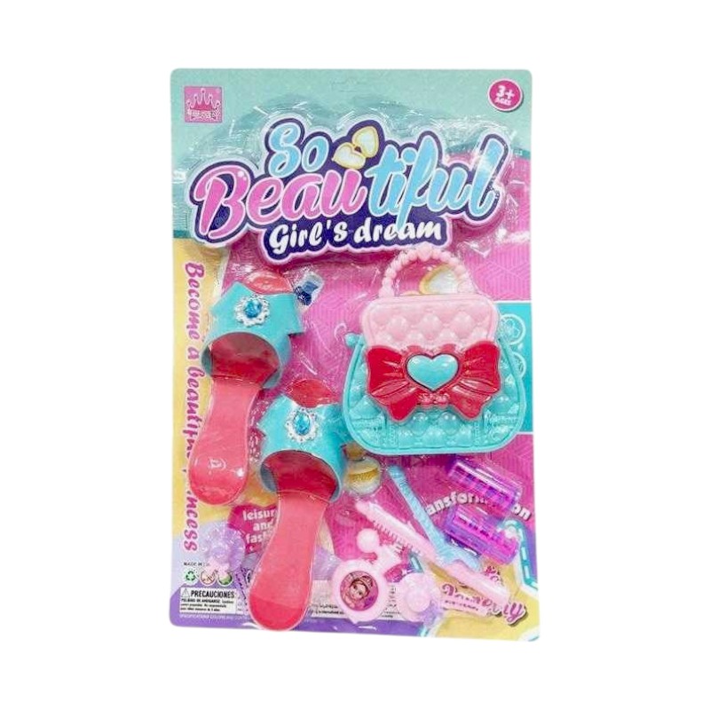 Παιδικό σετ ομορφιάς με πέδιλα - HBF-4W - 215177 Παιδικό σετ ομορφιάς με πέδιλα - HBF-4W - 215177