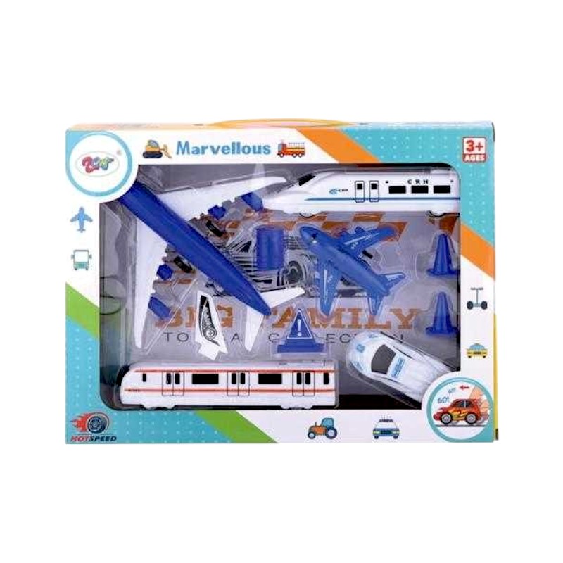 Σετ οχήματα πόλης με αξεσουάρ - ZC361D - 215249