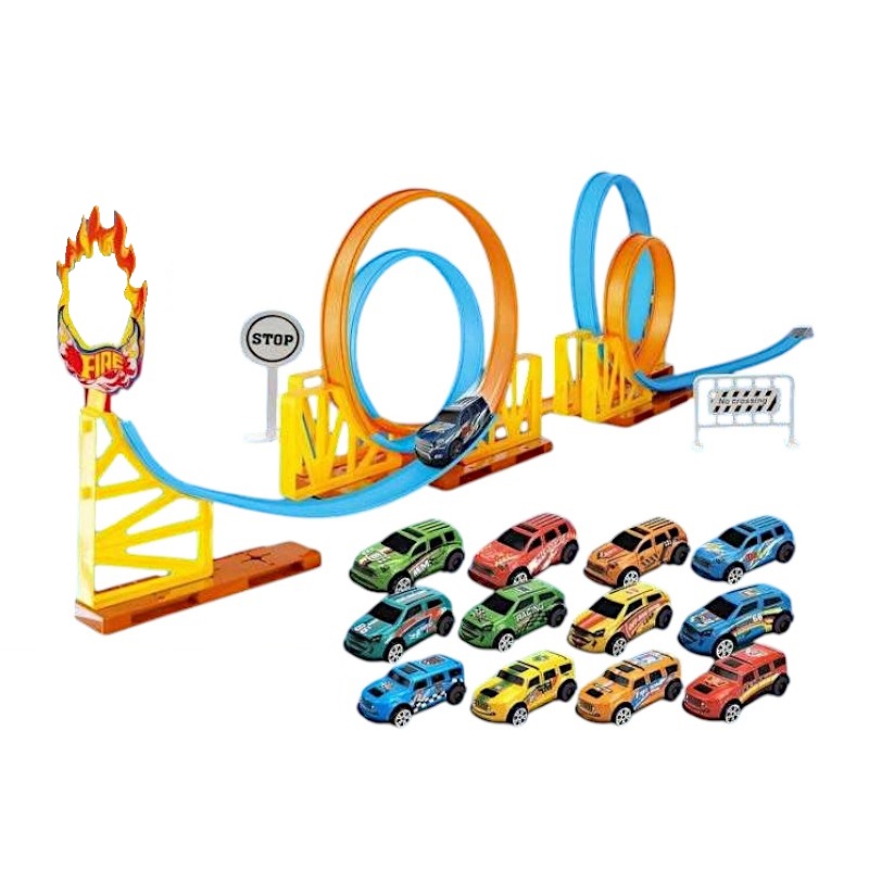 Πίστα αυτοκινητόδρομος - 652-T8 - 35pcs - 215716