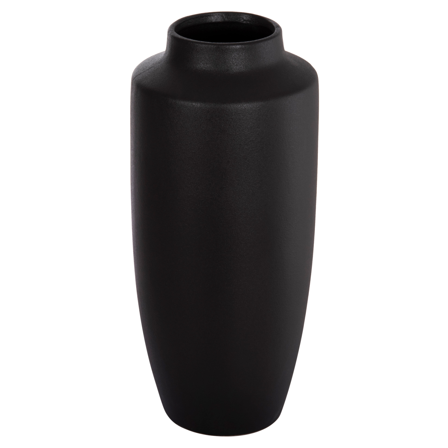 ΕΠΙΤΡΑΠΕΖΙΟ ΚΕΡΑΜΙΚΟ ΔΙΑΚΟΣΜΗΤΙΚΟ ΒΑΖΟ GALAD HM4587.02 ΜΑΥΡΟ ΜΑΤ Φ17,5x40Υ εκ.