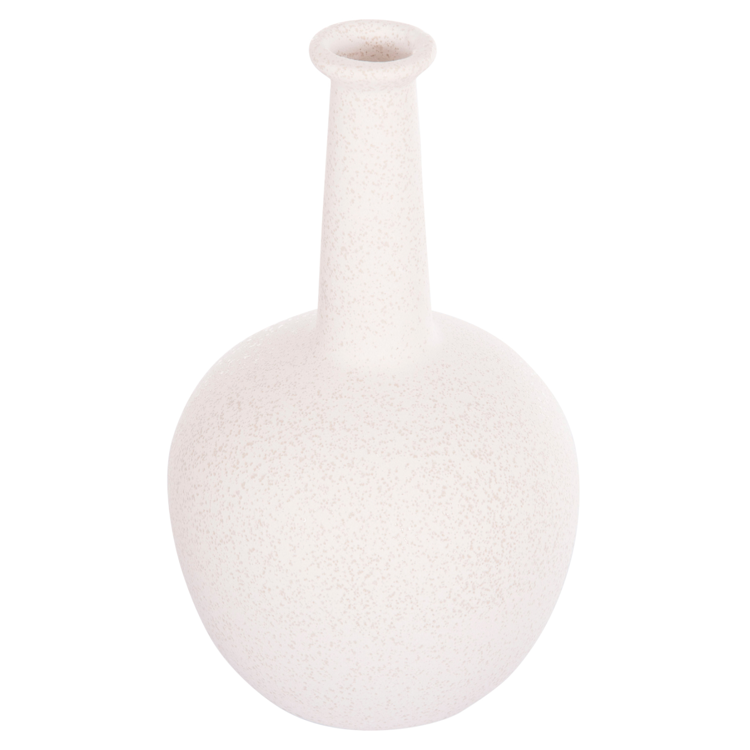 ΕΠΙΤΡΑΠΕΖΙΟ ΚΕΡΑΜΙΚΟ ΔΙΑΚΟΣΜΗΤΙΚΟ ELENDIL HM4593.01 ΥΠΟΛΕΥΚΟ ΚΡΥΣΤΑΛΛΙΚΟ Φ15x25Υεκ