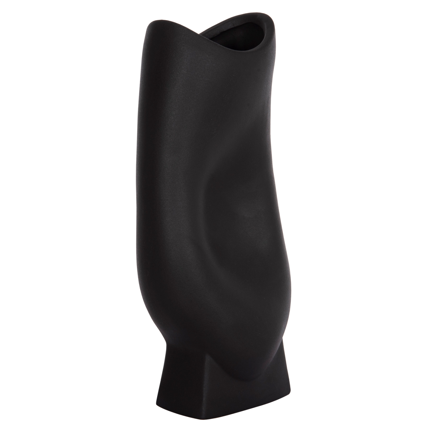 ΕΠΙΤΡΑΠΕΖΙΟ ΚΕΡΑΜΙΚΟ ΔΙΑΚΟΣΜΗΤΙΚΟ ΣΕΙΡΑ GLAΖΕ HM4609.02 ΜΑΥΡΟ ΜΑΤ 16.5x11x38Υεκ