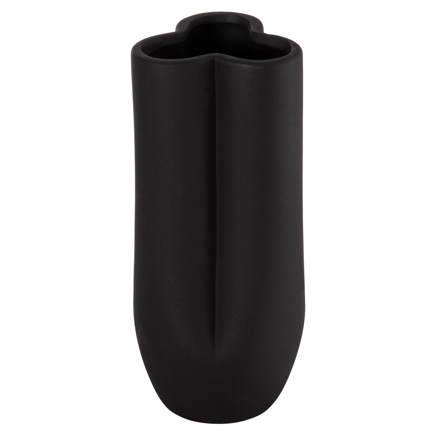 ΕΠΙΤΡΑΠΕΖΙΟ ΚΕΡΑΜΙΚΟ ΔΙΑΚΟΣΜΗΤΙΚΟ GLAΖΕ HM4611.02 ΜΑΥΡΟ ΜΑΤ Φ14x34Υ εκ.