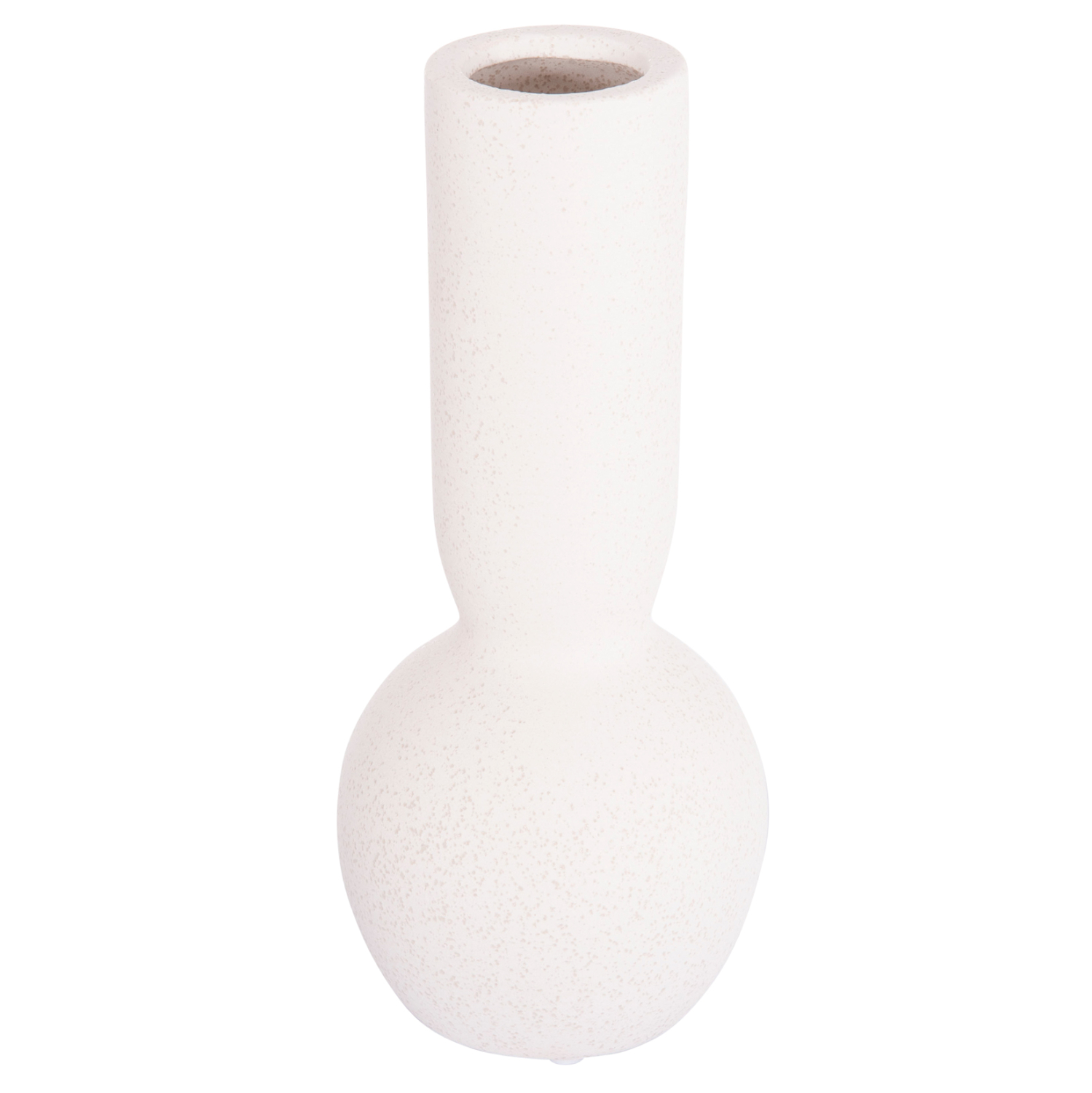 ΕΠΙΤΡΑΠΕΖΙΟ ΚΕΡΑΜΙΚΟ ΔΙΑΚΟΣΜΗΤΙΚΟ GALAD HM4616.01 ΚΡΥΣΤΑΛΛΙΚΟ ΥΠΟΛΕΥΚΟ Φ11x26Υεκ