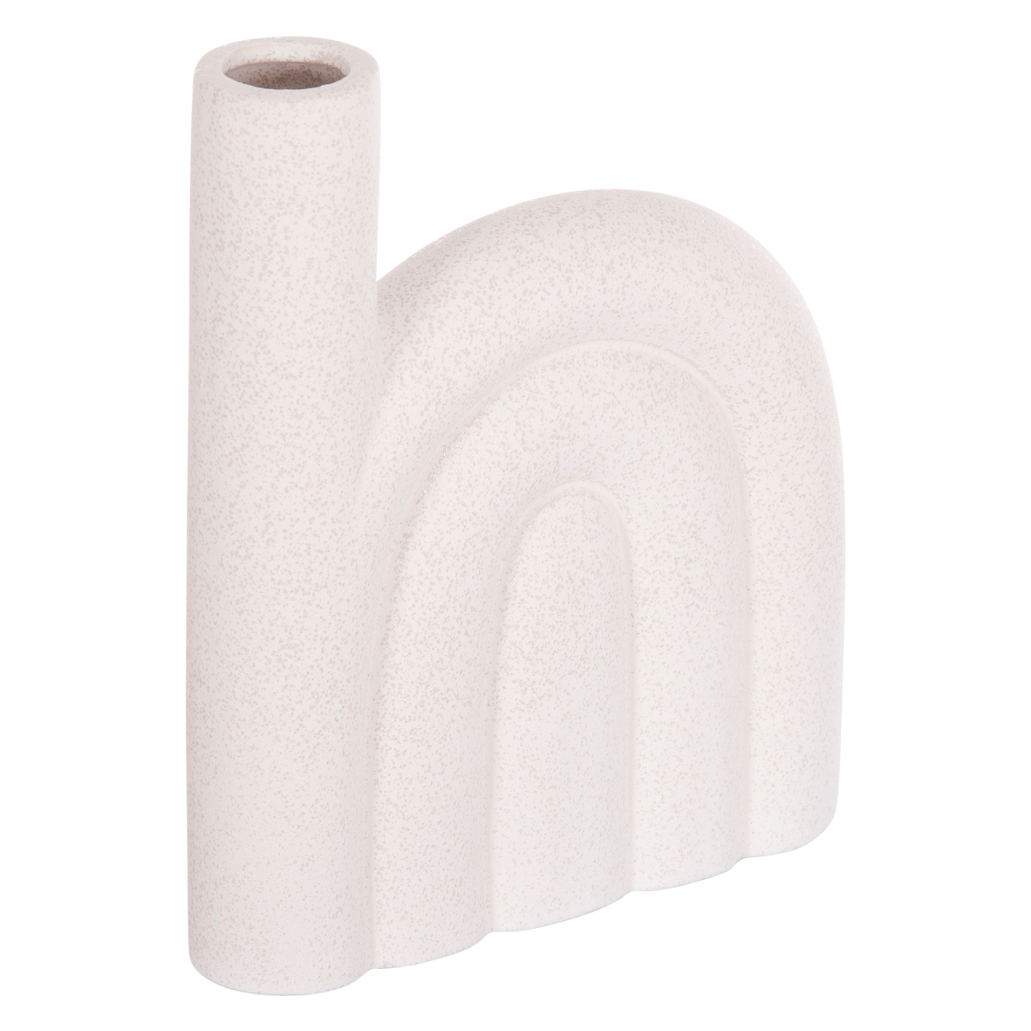 ΕΠΙΤΡΑΠΕΖΙΟ ΚΕΡΑΜΙΚΟ ΔΙΑΚΟΣΜΗΤΙΚΟ ARCON HM4639.01 ΚΡΥΣΤΑΛΛΙΚΟ ΥΠΟΛΕΥΚΟ 23,5x5,5x29,5Υεκ