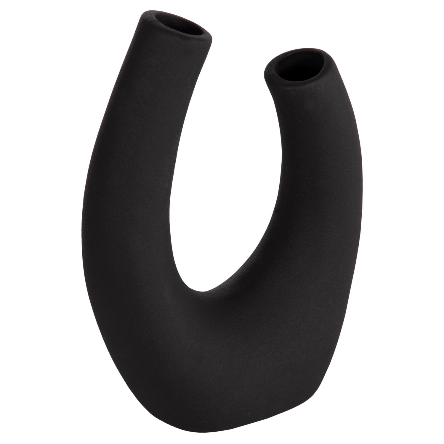 ΕΠΙΤΡΑΠΕΖΙΟ ΚΕΡΑΜΙΚΟ ΔΙΑΚΟΣΜΗΤΙΚΟ ELLIPTO HM4643.02 ΜΑΥΡΟ ΜΑΤ 15x7x21,5Υεκ