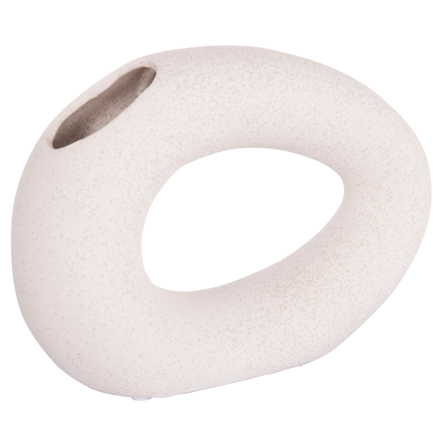 ΕΠΙΤΡΑΠΕΖΙΟ ΚΕΡΑΜΙΚΟ ΔΙΑΚΟΣΜΗΤΙΚΟ ELLIPTO HM4645.01 ΥΠΟΛΕΥΚΟ ΚΡΥΣΤΑΛΛΙΚΟ 23x8x16Υεκ