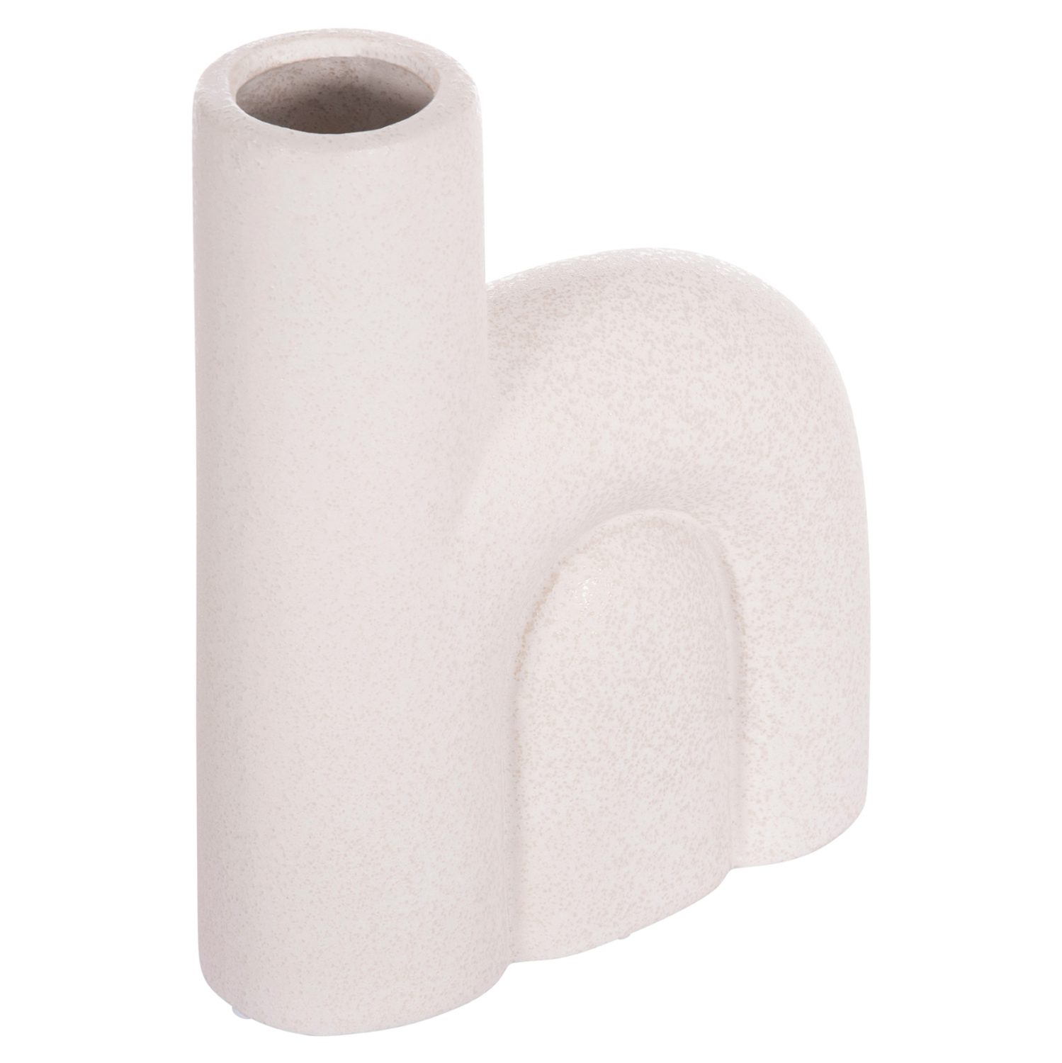 ΕΠΙΤΡΑΠΕΖΙΟ ΚΕΡΑΜΙΚΟ ΔΙΑΚΟΣΜΗΤΙΚΟ ARCON HM4640.01 ΚΡΥΣΤΑΛΛΙΚΟ ΥΠΟΛΕΥΚΟ 19x7x24Υ εκ.