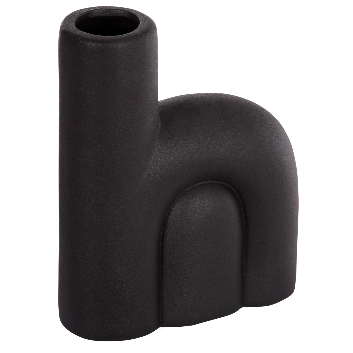 ΕΠΙΤΡΑΠΕΖΙΟ ΚΕΡΑΜΙΚΟ ΔΙΑΚΟΣΜΗΤΙΚΟ ARCON HM4640.02 ΜΑΥΡΟ ΜΑΤ 19x7x24Υ εκ.