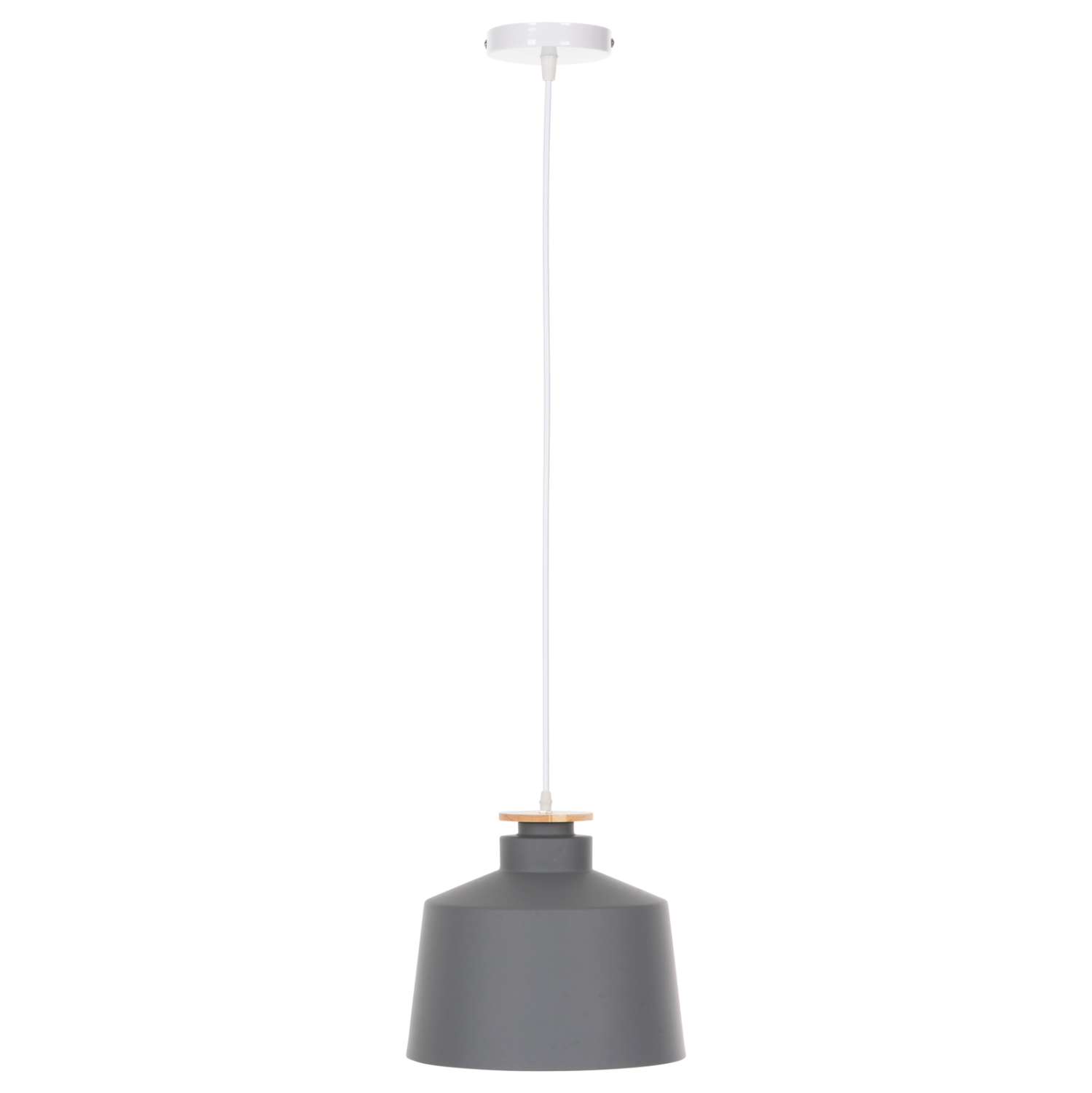 ΦΩΤΙΣΤΙΚΟ ΟΡΟΦΗΣ ΚΡΕΜΑΣΤΟ HM4158.03 ΓΚΡΙ ΚΑΠΕΛΟ ΑΛΟΥΜΙΝΙΟΥ Φ30x123,5Υεκ