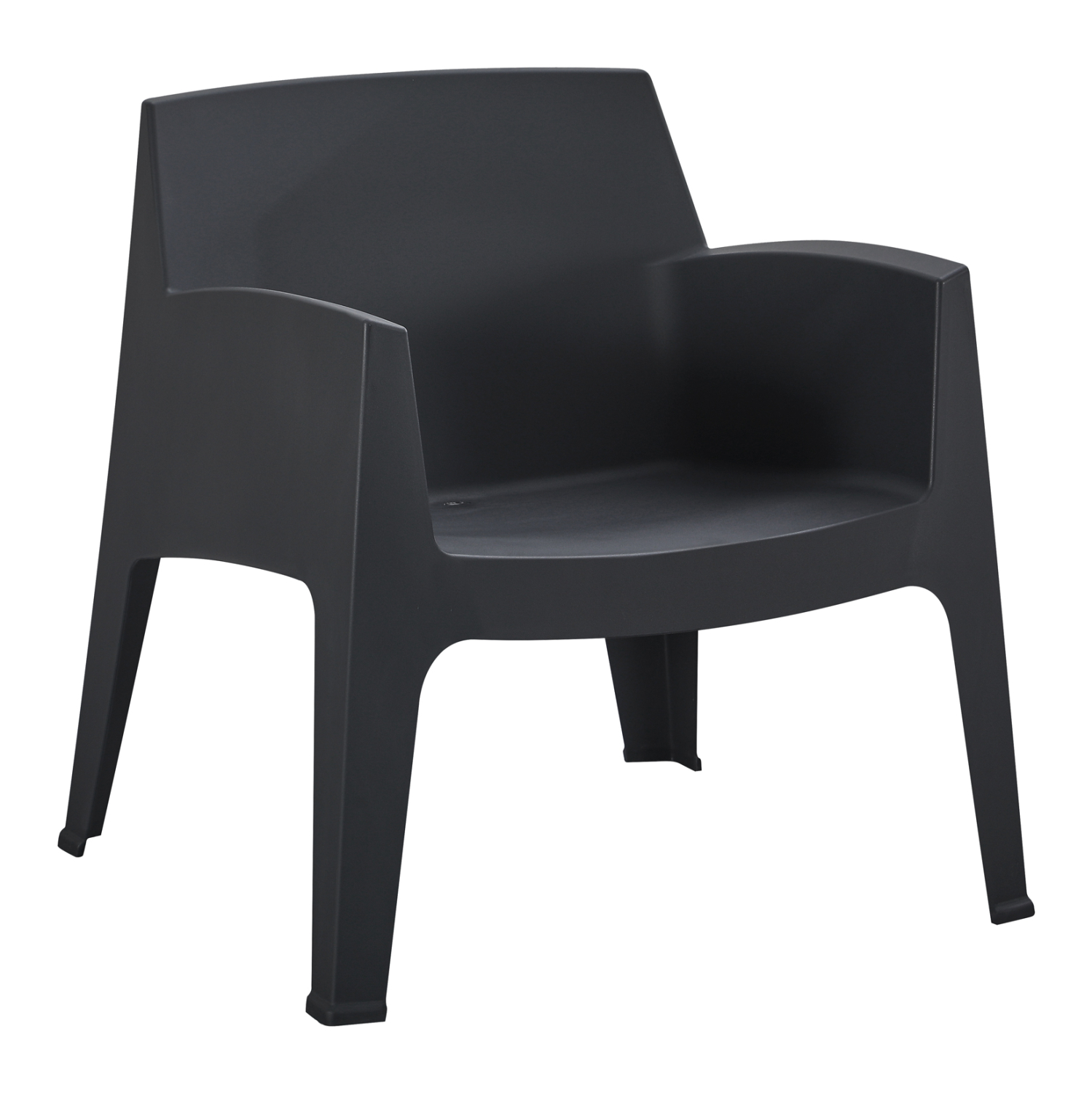 ΠΟΛΥΘΡΟΝΑ ΠΟΛΥΠΡΟΠΥΛΕΝΙΟΥ LOUNGE SLEEK HM6365.02 ΜΑΥΡΟ 62,5x48,5x73Υεκ.