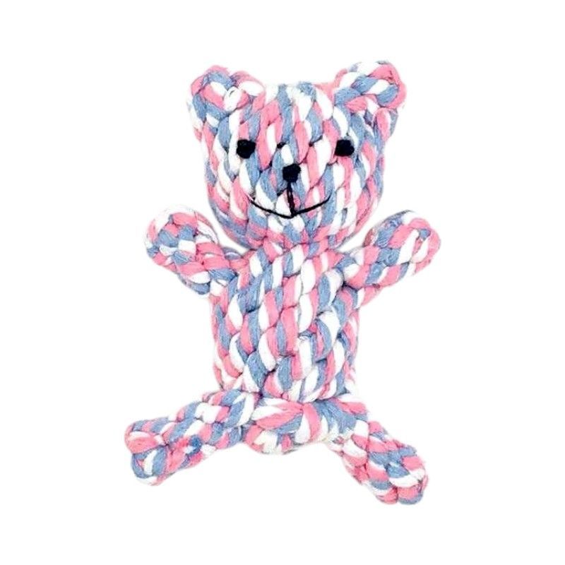 Παιχνίδι σκύλου ζωάκι από σχοινί - 13cm - 550600