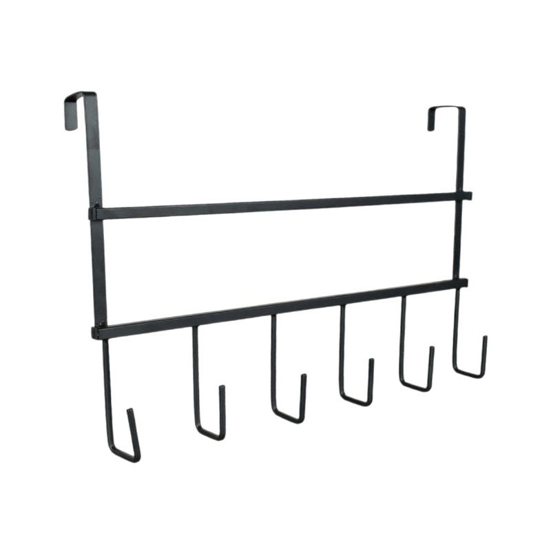 Μεταλλική κρεμάστρα πόρτας 6 θέσεων - 57909