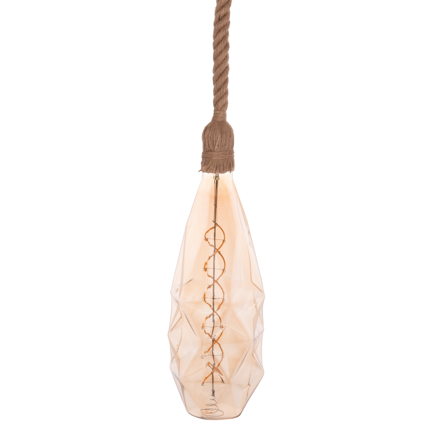 ΦΩΤΙΣΤΙΚΟ ΟΡΟΦΗΣ ΚΡΕΜΑΣΤΟ ΜΕ ΛΑΜΠΤΗΡΑ HM11934--ΣΧΟΙΝΙ 1m ΠΑΧΟΥΣ 2cm-ΝΤΟΥΙ Ε27