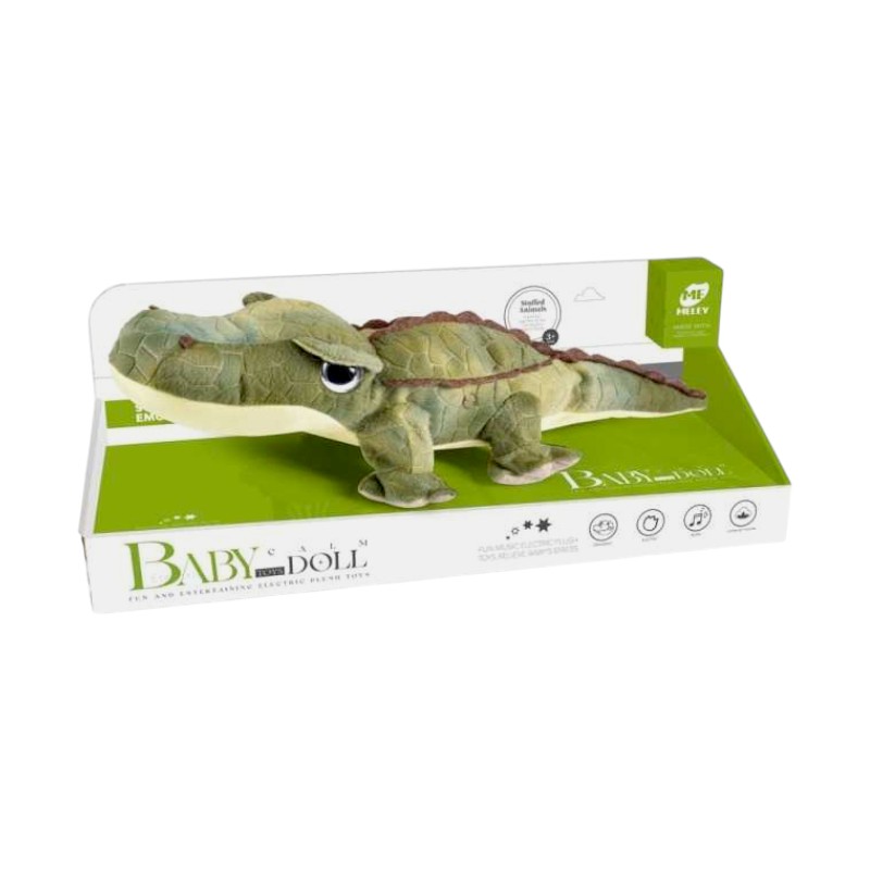 Λούτρινος ηλεκτρονικός Κροκόδειλος με κίνηση & ήχο - Mi-301Z - 917132