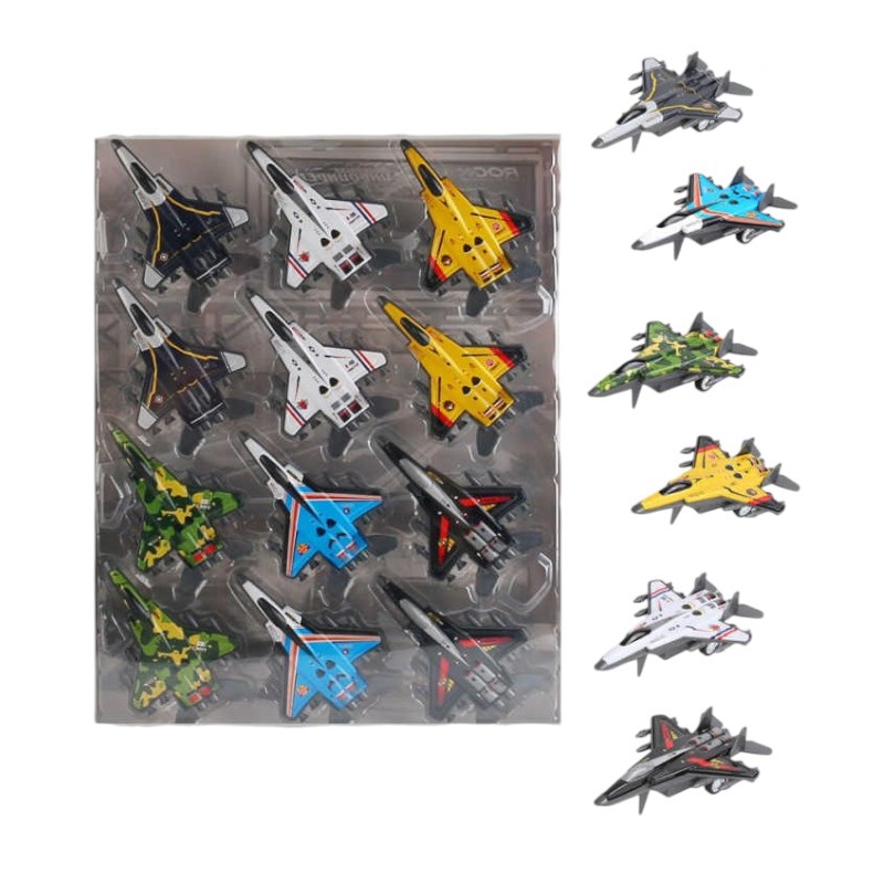 Σετ αεροπλανάκια - 12pcs - 123-10D6 - 917337