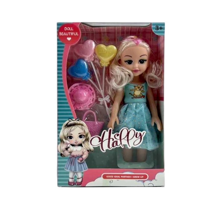 Σετ κούκλα με αξεσουάρ ομορφιάς - RX684C-110 - 917448