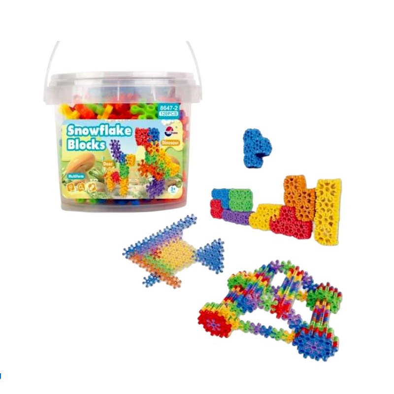 Σετ κατασκευών DIY με τουβλάκια νιφάδες - 120pcs - 8647-2 - 917512