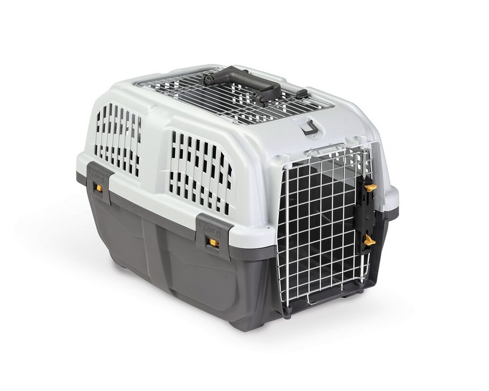 Uniq Pets Κλουβί Μεταφοράς Skudo Fly 1 Ανοιγόμενο Iata Γκρι