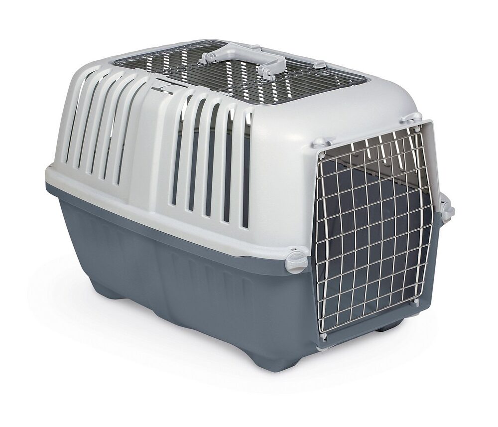 Uniq Pets Κλουβί Μεταφοράς Πρακτικό Μοντέλο 3 Ανοιγόμενο Σκούρο Μπλε