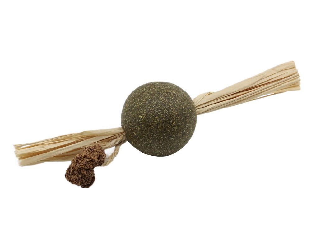 Uniq Pets Παιχνίδι Γάτας Purrnip Μπάλα Catnip με Φούντα