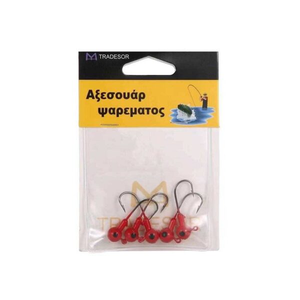 Μολυβοκεφαλές με αγκίστρι - 2gr - 6pcs - 30183