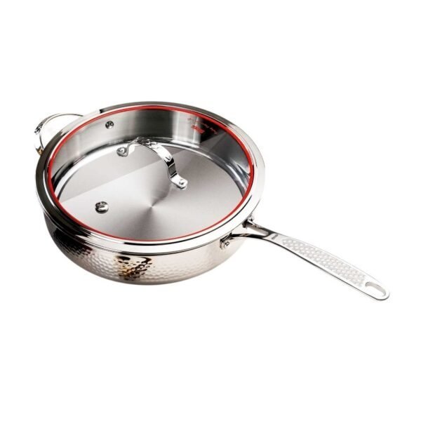 Τηγάνι ανοξείδωτο με καπάκι - 4.3L - CS001-C28 - DSP - 562564