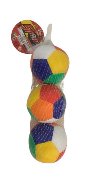 Σετ μαλακά μπαλάκια παιχνιδιού - No.3.5 - 3pcs - 7870-50 - 222071