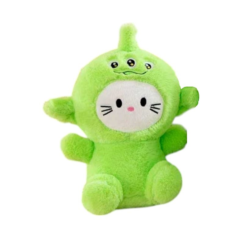 Λούτρινο κουκλάκι Γατάκι με στολή - 25cm - 744783