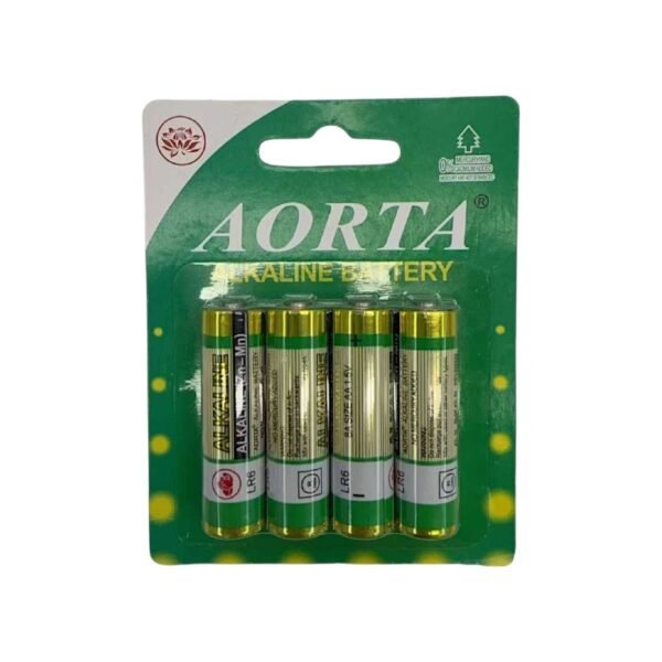 Αλκαλικές μπαταρίες - ΑΑ - 4pcs - LR6 - 1.5V - 100125