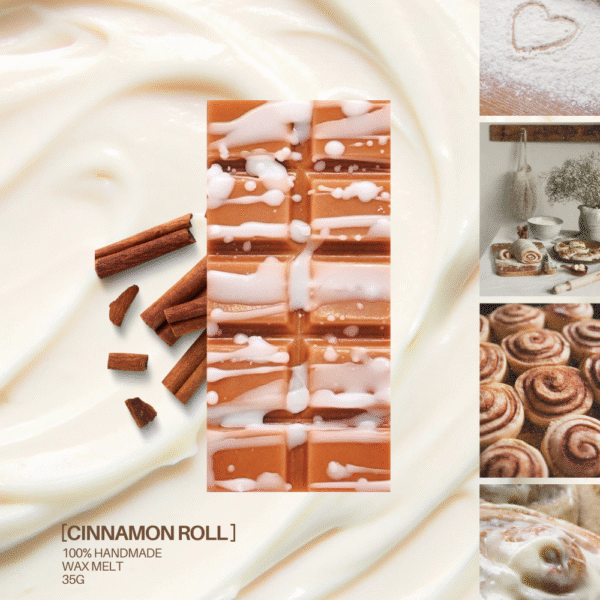 CandleJuice.gr - Cinnamon Roll – Wax Melt – 35g