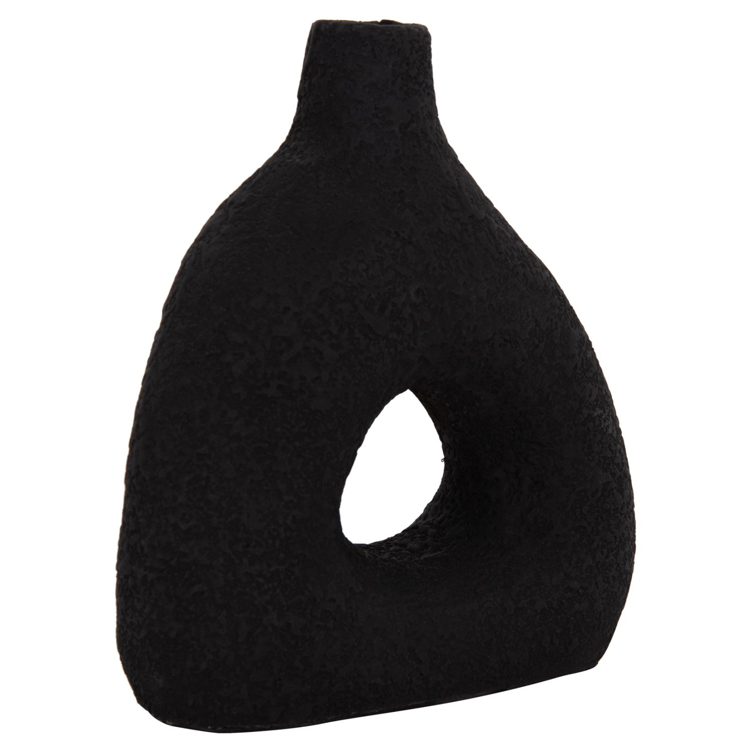 ΕΠΙΤΡΑΠΕΖΙΟ ΔΙΑΚΟΣΜΗΤΙΚΟ ΒΑΖΟ DECANT HM4667.01Μ ΤΕΡΑΚΟΤΑ ΣΕ ΜΑΥΡΟ--17x6.5x20Υεκ.