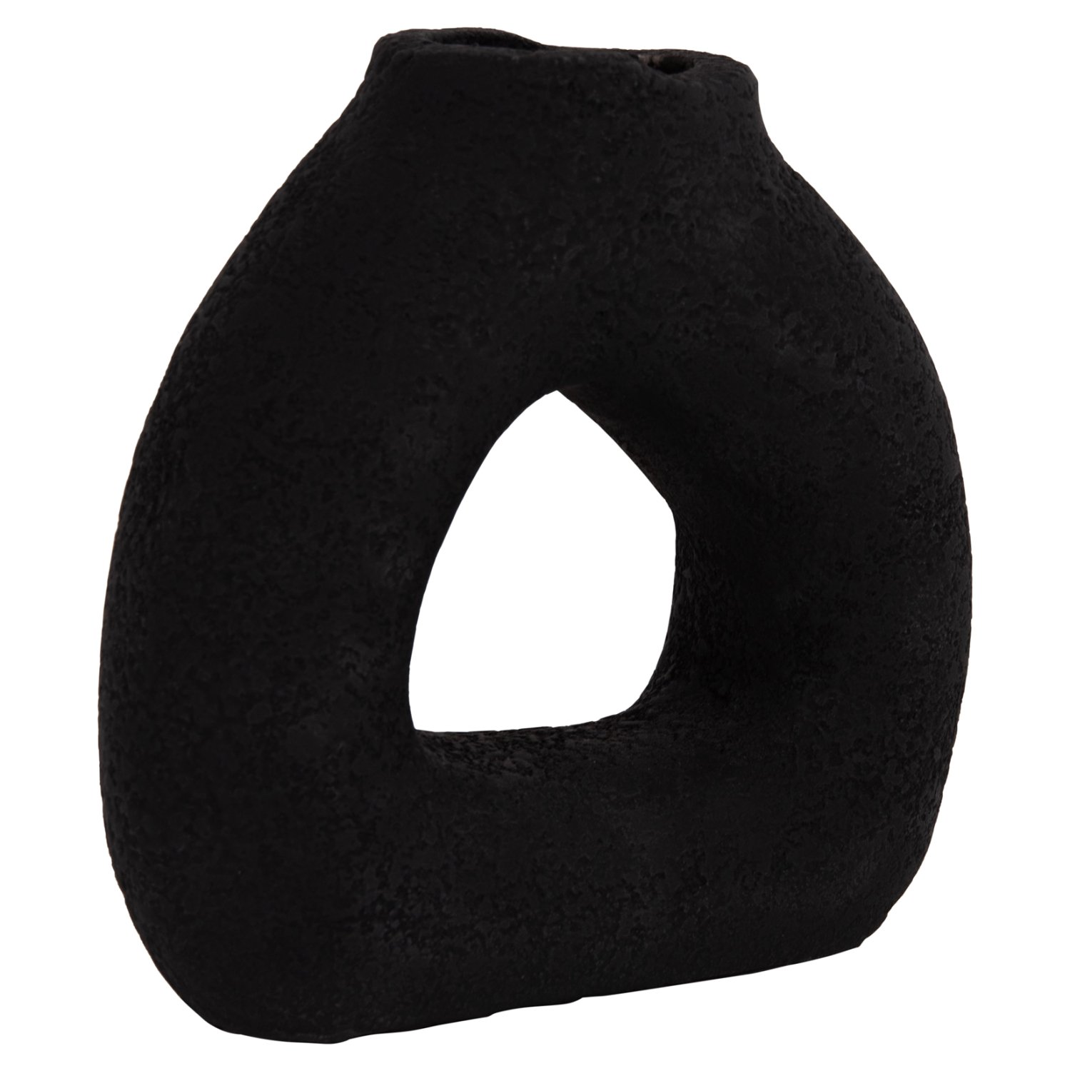 ΕΠΙΤΡΑΠΕΖΙΟ ΔΙΑΚΟΣΜΗΤΙΚΟ ΒΑΖΟ DECANT HM4667.01S ΤΕΡΑΚΟΤΑ ΣΕ ΜΑΥΡΟ--17.5x6.5x17Υεκ.