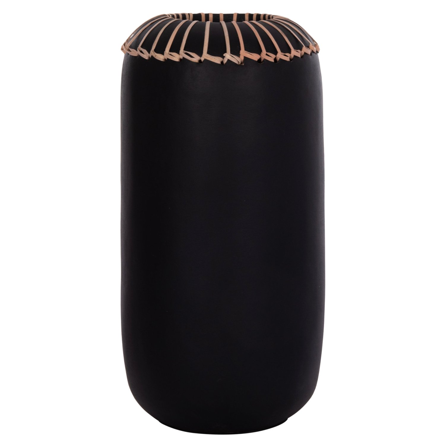 ΕΠΙΤΡΑΠΕΖΙΟ ΔΙΑΚΟΣΜΗΤΙΚΟ ΒΑΖΟ LENNOX HM4675.01S TΕΡΑΚΟΤΑ ΣΕ ΜΑΥΡΟ--Φ18x33Υεκ.