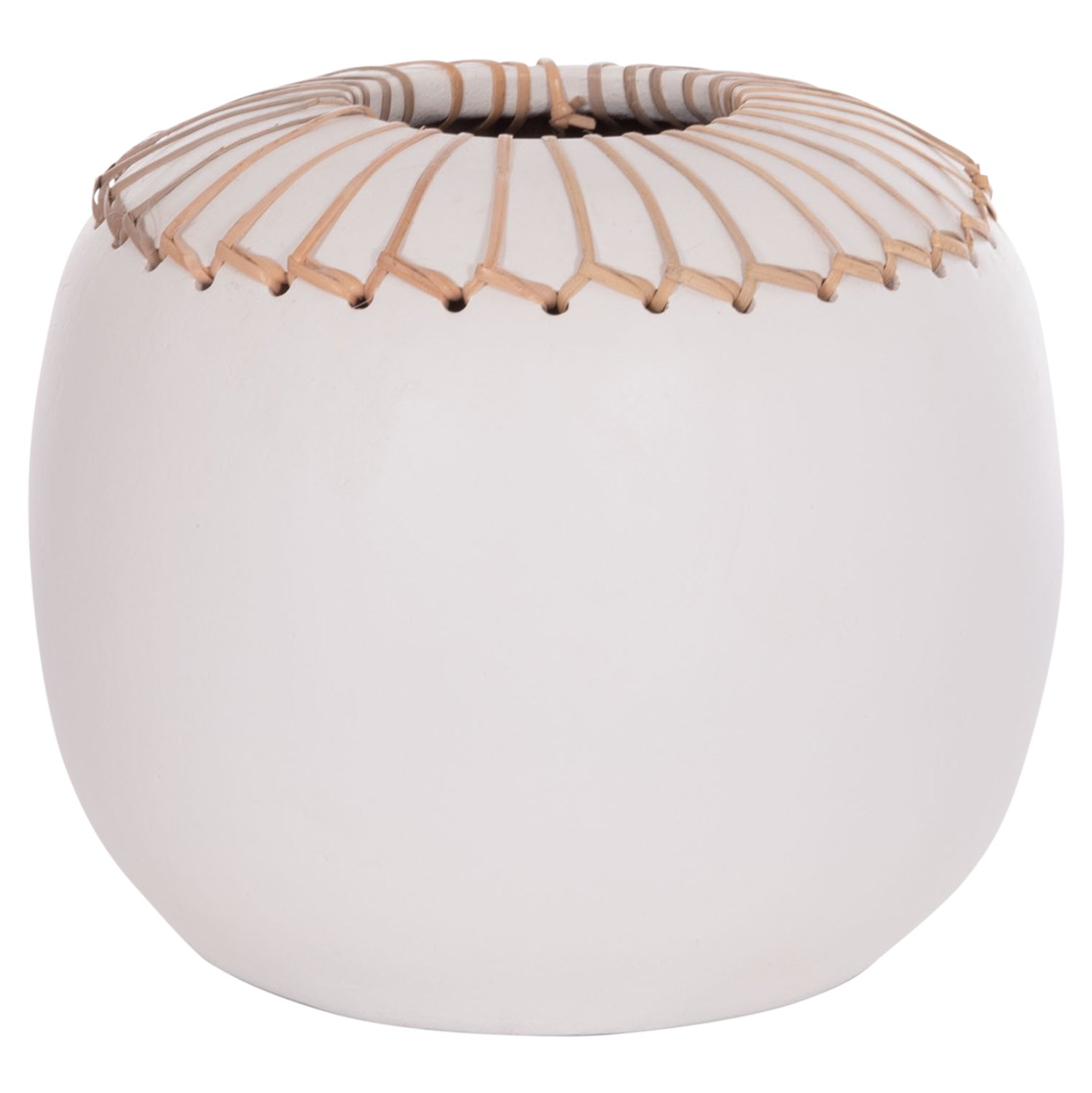 ΕΠΙΤΡΑΠΕΖΙΟ ΔΙΑΚΟΣΜΗΤΙΚΟ ΒΑΖΟ LENNOX HM4675.02L TΕΡΑΚΟΤΑ ΣΕ ΛΕΥΚΟ--Φ22x20Υεκ.