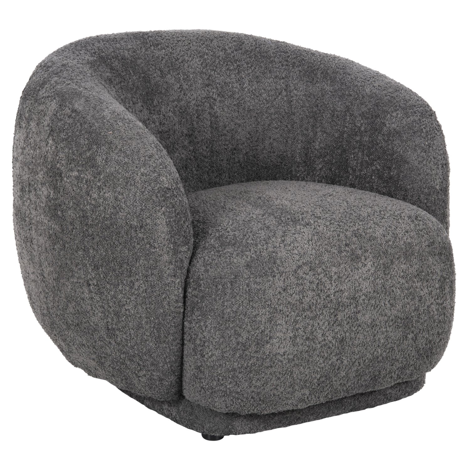 ΠΟΛΥΘΡΟΝΑ KARPEN HM9600.01 ΓΚΡΙ ΜΠΟΥΚΛΕ ΥΦΑΣΜΑ  93x87x78Υ εκ.