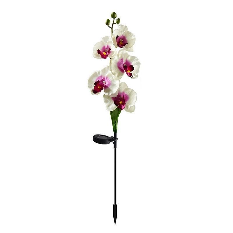 Φωτιζόμενα διακοσμητικά λουλούδια LED με ηλιακό πάνελ - 2pcs - 150388 - Purple