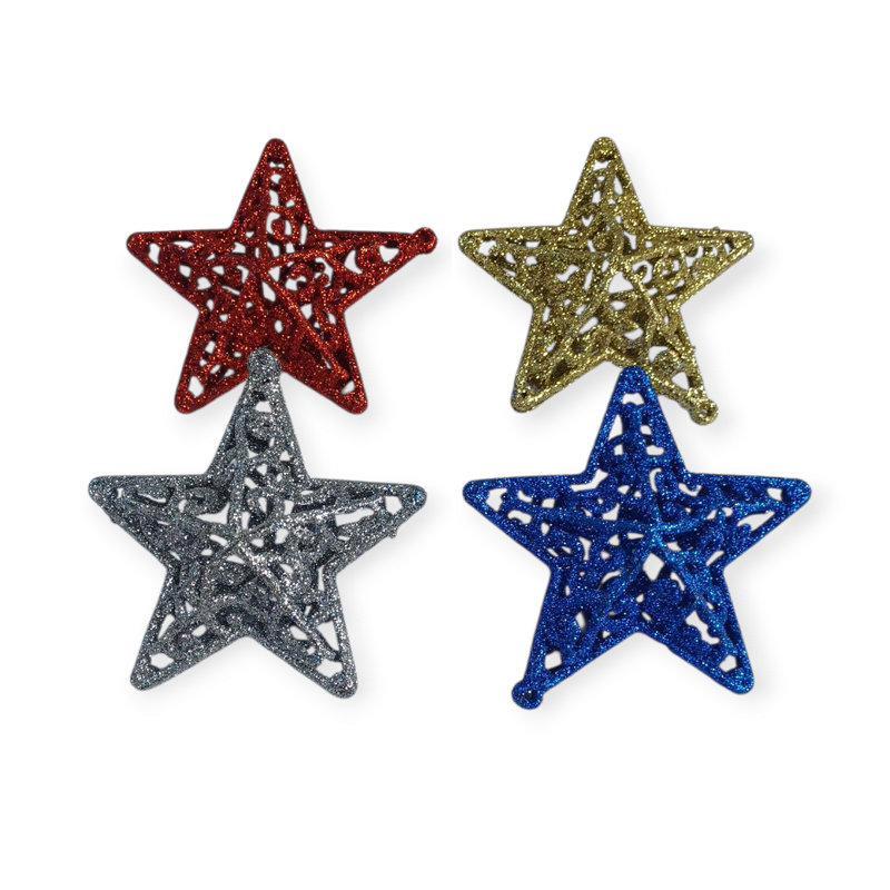 Σετ Χριστουγεννιάτικα στολίδια - 8cm - 4pcs - 230683