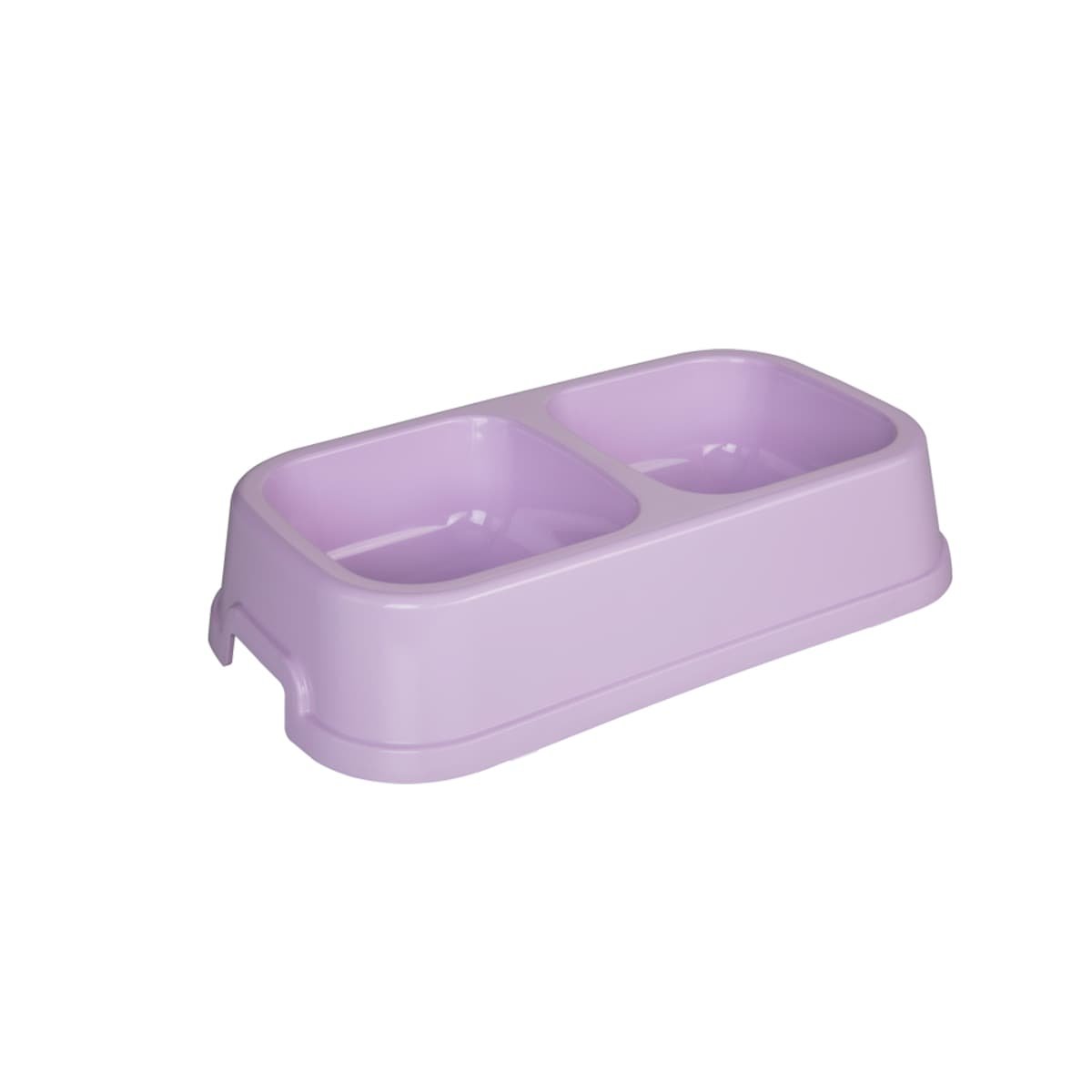 Joypet Πλαστικό Square Διπλό Μπολ Φαγητού & Νερού για  Σκύλο & Γάτα 0