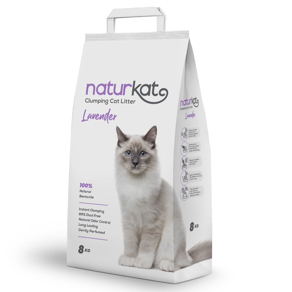 Naturkat Clumping 8kg  Άμμος Γάτας Λεβάντα