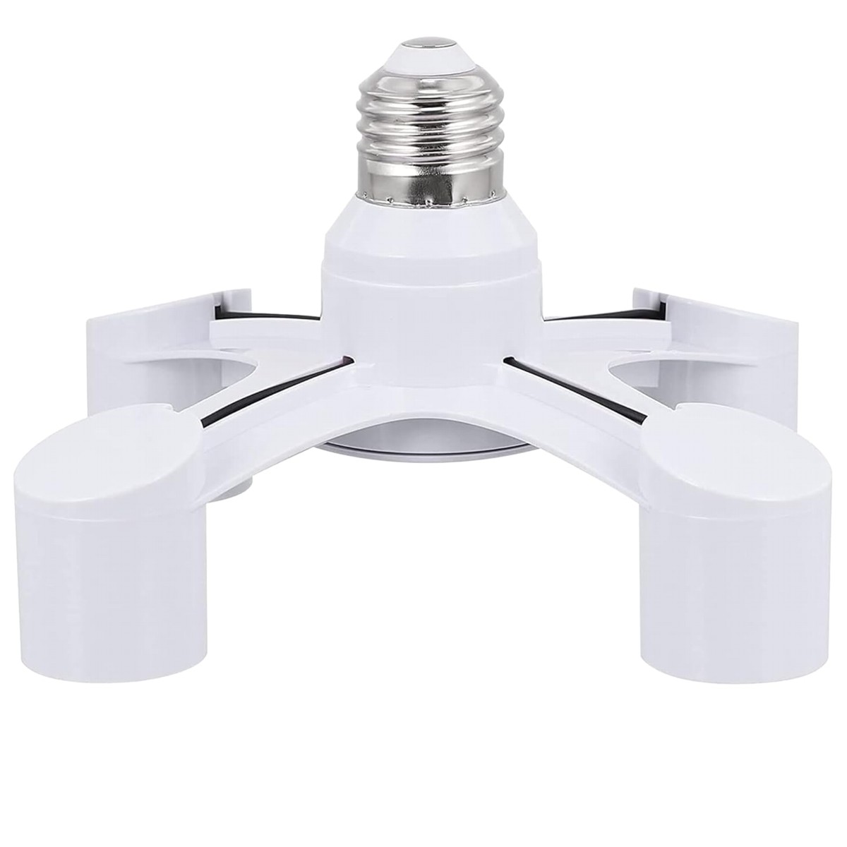VenCore 6373-10015 - 4xE27 Bulb Adaptor 4x60W Max - Αντάπτορας - Μετατροπέας από 1xE27 σε 4xE27 Ντουί 0 έως 230 Volt Μέγιστη Θερμοκρασία έως 160C & 4x60 Watt Μέγιστο Φορτίο