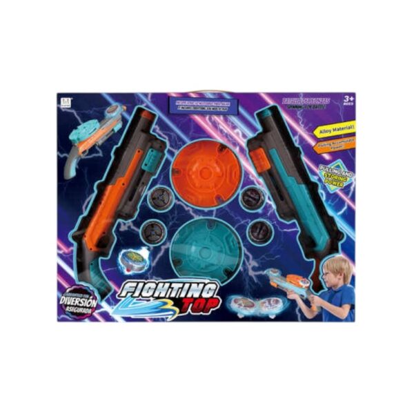 Σετ σβούρες με όπλο Spinner - A138-28 - 245262