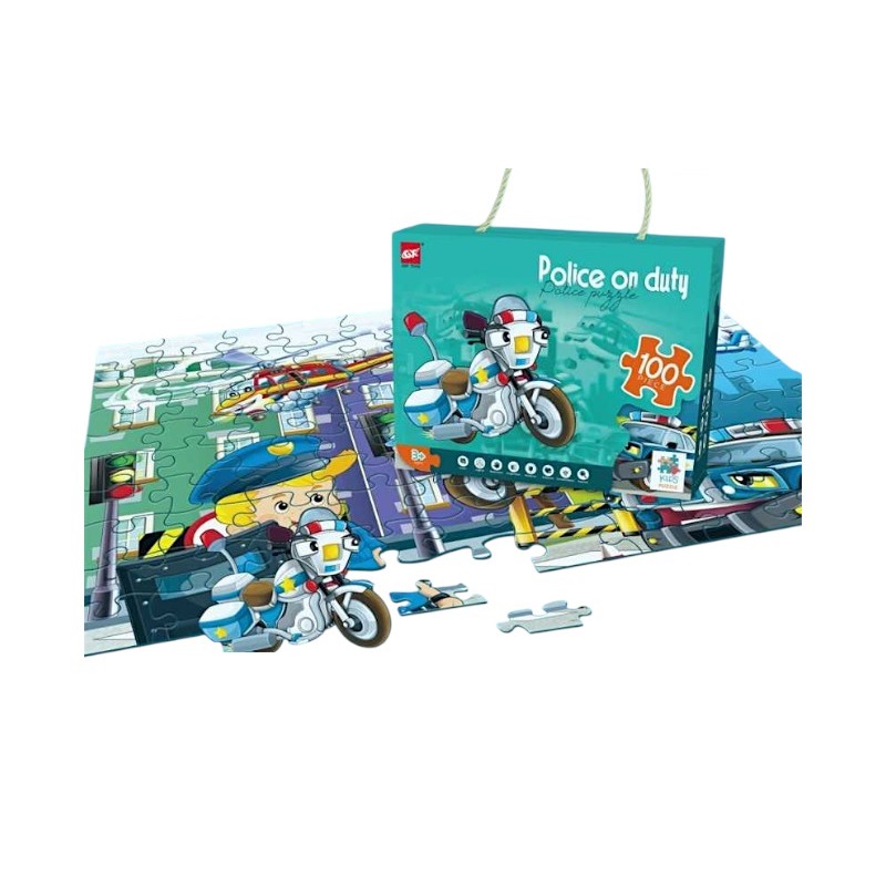 Παιδικό puzzle 100 κομματιών - Police - 61009 - 917214