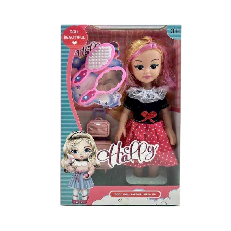 Σετ κούκλα με αξεσουάρ ομορφιάς - RX684C-410 - 917446